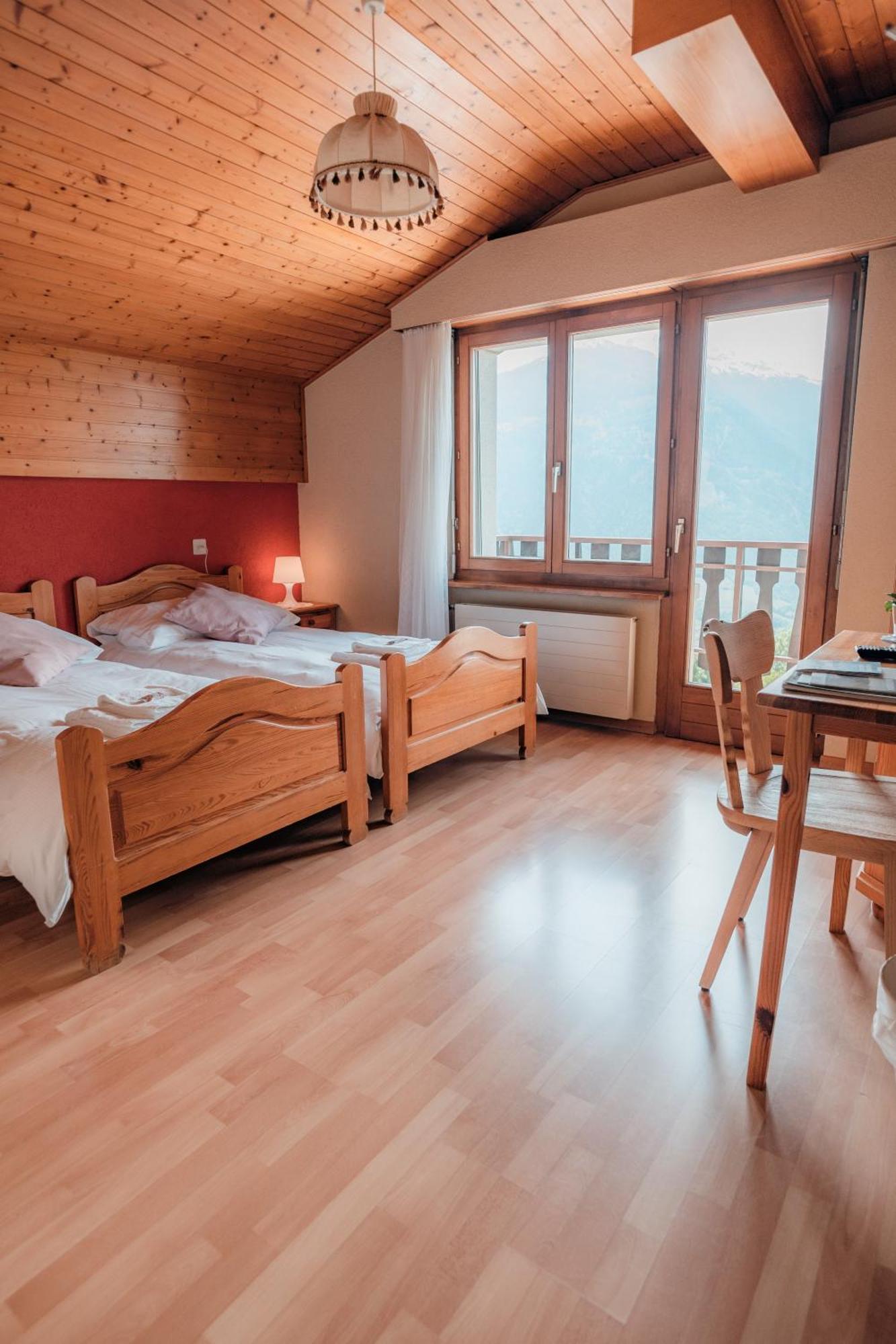 Relais Fleuri Hotel Chermignon-d'en Bas ภายนอก รูปภาพ