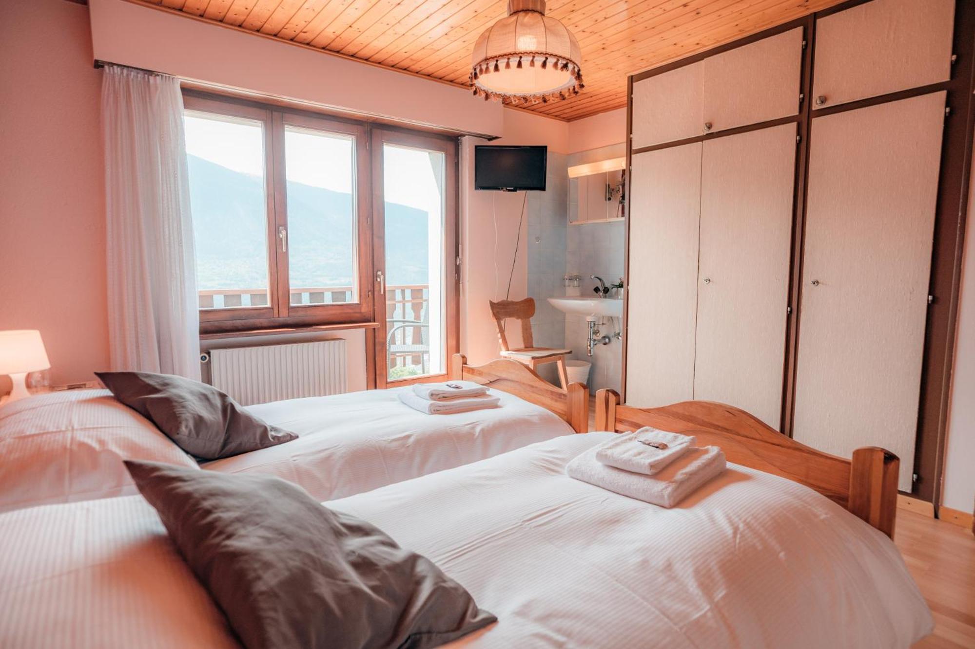 Relais Fleuri Hotel Chermignon-d'en Bas ภายนอก รูปภาพ
